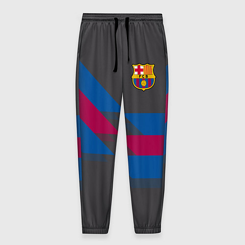 Мужские брюки Barcelona FC: Dark style / 3D-принт – фото 1