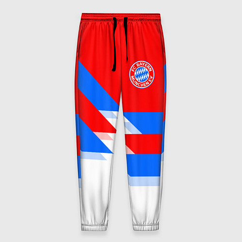 Мужские брюки Bayern FC: White style / 3D-принт – фото 1