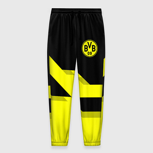 Мужские брюки BVB FC: Yellow style / 3D-принт – фото 1