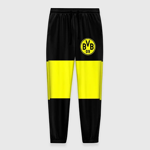 Мужские брюки Borussia 2018 Black and Yellow / 3D-принт – фото 1