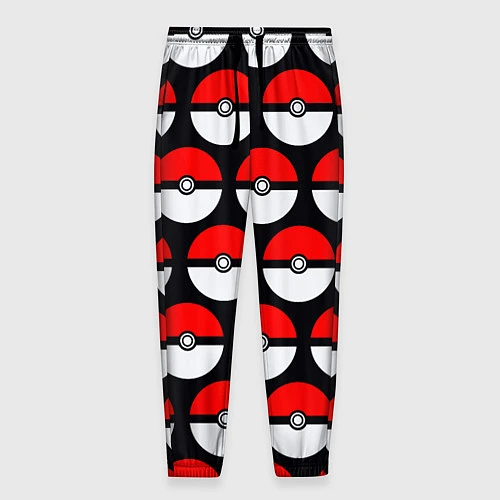 Мужские брюки Pokeball Pattern / 3D-принт – фото 1