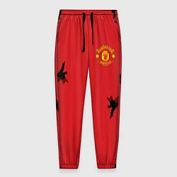 Брюки на резинке мужские FC Manchester United: Red Original, цвет: 3D-принт