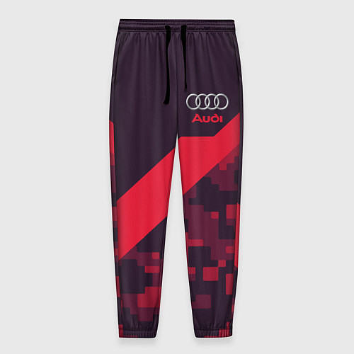 Мужские брюки Audi: Red Pixel / 3D-принт – фото 1