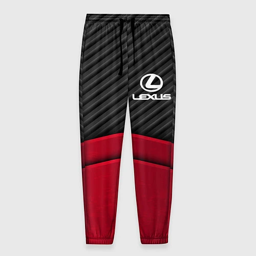 Мужские брюки Lexus: Red Carbon / 3D-принт – фото 1