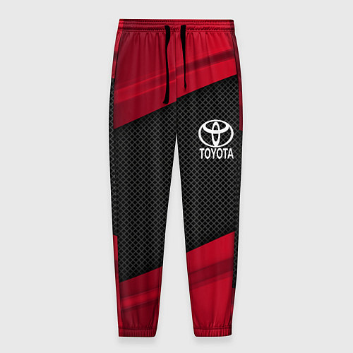 Мужские брюки Toyota: Red Sport / 3D-принт – фото 1