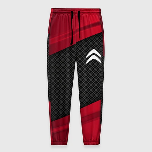 Мужские брюки Citroen: Red Sport / 3D-принт – фото 1