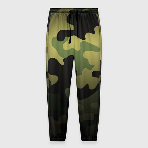 Мужские брюки Camouflage Green / 3D-принт – фото 1