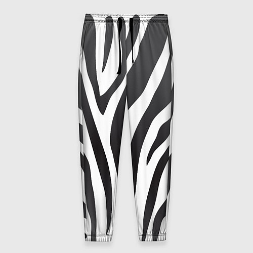 Мужские брюки Африканская зебра / 3D-принт – фото 1
