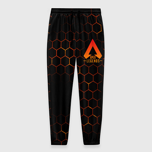 Мужские брюки Apex Legends: Orange Carbon / 3D-принт – фото 1