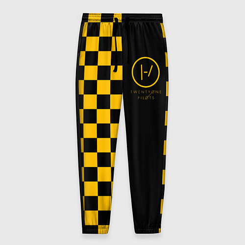 Мужские брюки 21 Pilots: Yellow Grid / 3D-принт – фото 1