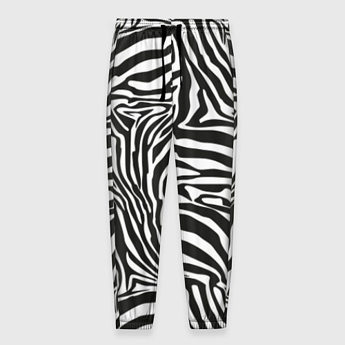 Мужские брюки Полосы шкура зебры / 3D-принт – фото 1