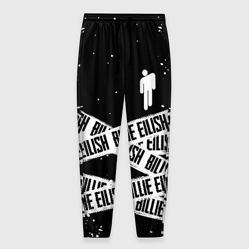 Мужские брюки BILLIE EILISH: Black Tape / 3D-принт – фото 1
