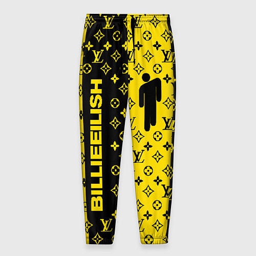 Мужские брюки BILLIE EILISH x LV Yellow / 3D-принт – фото 1
