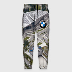 Брюки на резинке мужские BMW city, цвет: 3D-принт