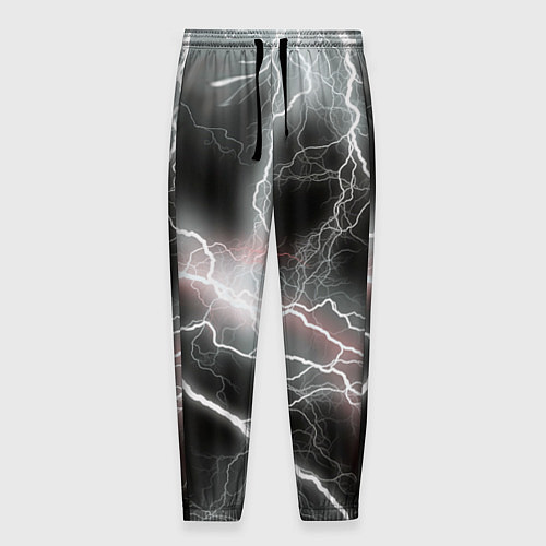Мужские брюки Молния / 3D-принт – фото 1