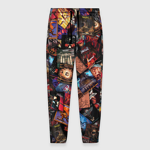 Мужские брюки Judas Priest Дискография / 3D-принт – фото 1