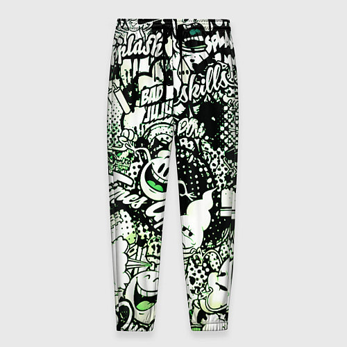 Мужские брюки Граффити / 3D-принт – фото 1