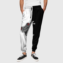 Брюки на резинке мужские Лягуха, цвет: 3D-принт — фото 2