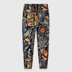 Мужские брюки Узор орнамент цветы этно