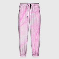 Мужские брюки Розовые разводы краска зефир
