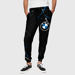 Брюки на резинке мужские BMW БМВ, цвет: 3D-принт — фото 2