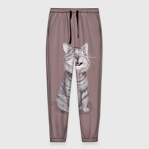 Мужские брюки Котёнок ыыы / 3D-принт – фото 1