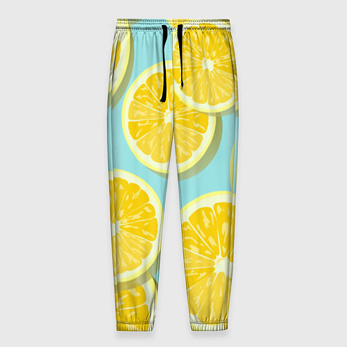 Мужские брюки Лимончики / 3D-принт – фото 1