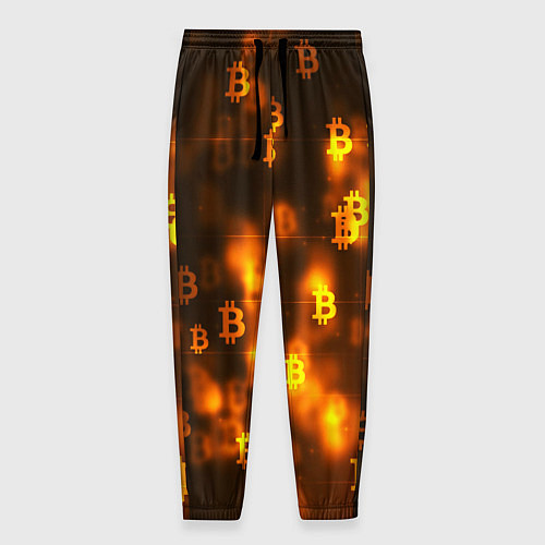 Мужские брюки BITCOIN KRYPTONATE / 3D-принт – фото 1
