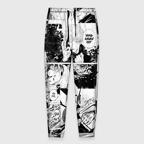 Мужские брюки Магическая битва манга / 3D-принт – фото 1