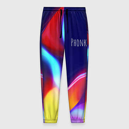 Мужские брюки Phonk Neon / 3D-принт – фото 1