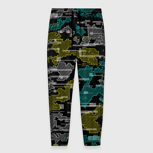 Мужские брюки Futuristic Camo / 3D-принт – фото 1
