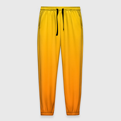 Мужские брюки Оранжевый градиент / 3D-принт – фото 1