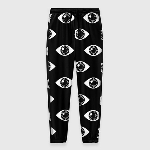 Мужские брюки Глаза / 3D-принт – фото 1