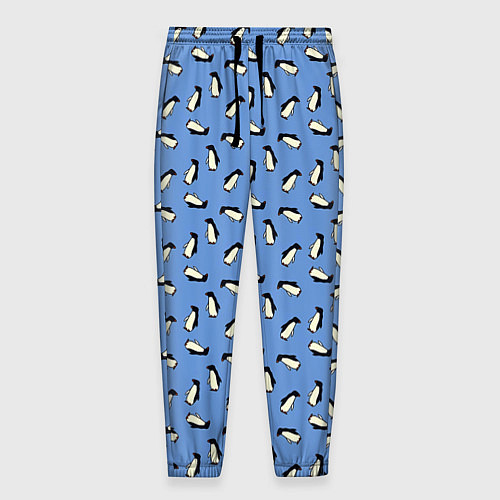 Мужские брюки Пингвины / 3D-принт – фото 1