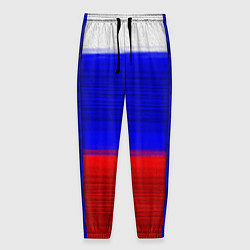 Брюки на резинке мужские Флаг России, цвет: 3D-принт