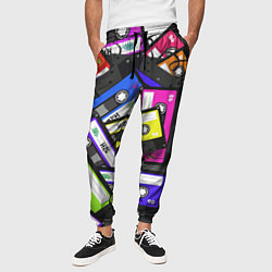 Брюки на резинке мужские OLD SCHOOL, цвет: 3D-принт — фото 2