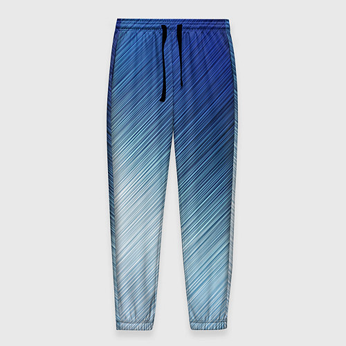 Мужские брюки Текстура Оттенки льда / 3D-принт – фото 1