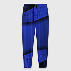 Мужские брюки 3D BLUE Вечерний синий цвет