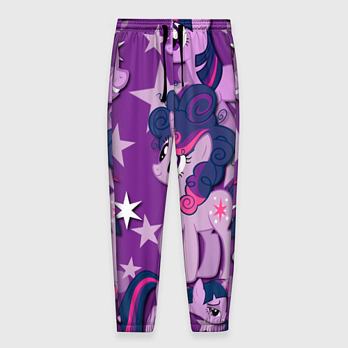 Мужские брюки Twilight Sparkle / 3D-принт – фото 1