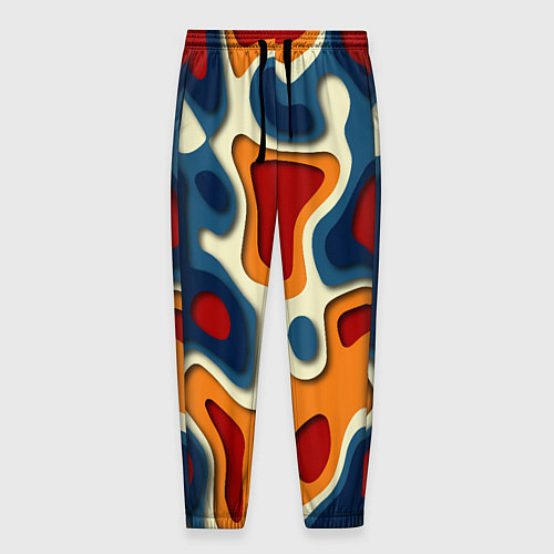 Мужские брюки Пятна краски / 3D-принт – фото 1