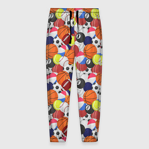 Мужские брюки Спорт / 3D-принт – фото 1