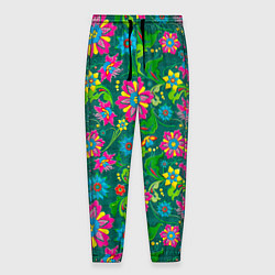 Мужские брюки Поле разноцветных цветков