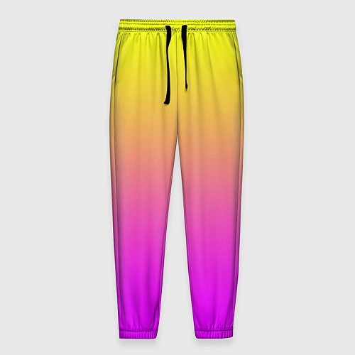 Мужские брюки Яркий рассвет / 3D-принт – фото 1