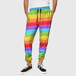 Брюки на резинке мужские ПОП ИТ POP IT, цвет: 3D-принт — фото 2