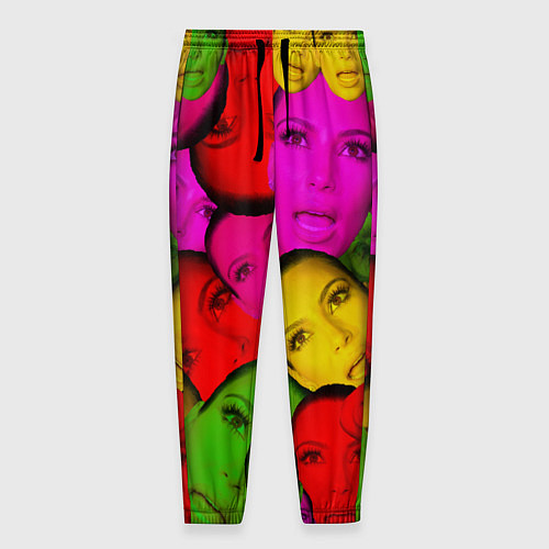 Мужские брюки Crazy Kim Kardashian / 3D-принт – фото 1