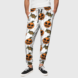 Брюки на резинке мужские Patern Halloween 26, цвет: 3D-принт — фото 2