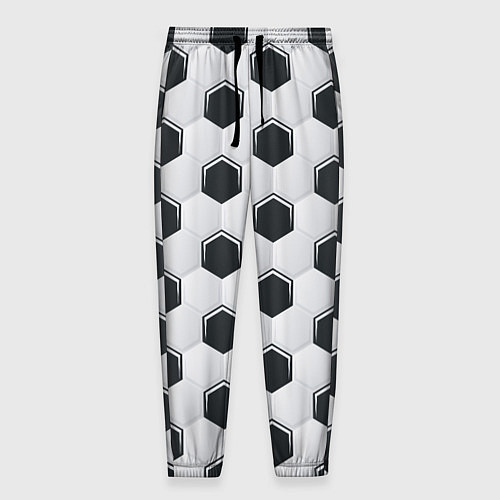 Мужские брюки Текстура футбольного мяча / 3D-принт – фото 1
