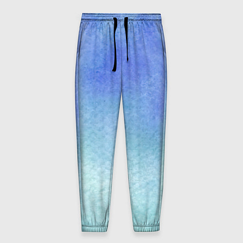 Мужские брюки Небесная синева / 3D-принт – фото 1