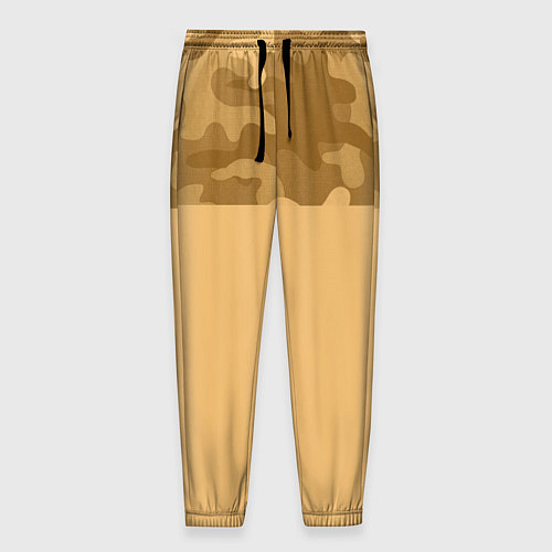 Мужские брюки Песочный / 3D-принт – фото 1