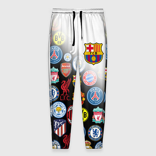 Мужские брюки FC BARCELONA LOGOBOMBING / 3D-принт – фото 1